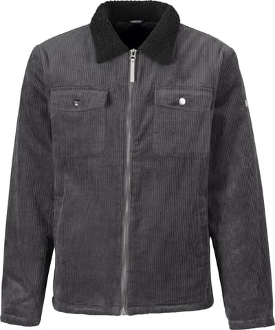 STØRVIK Calgary Corduroy - Fleece Jas - Teddy Winterjas Heren - Maat 2XL - Antra