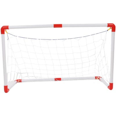 Ensemble de Jouets de Football 4 en 1 pour Enfants Ensemble de But de Football Pliant Portable Jouet de Sport d'Extérieur pour Jardin