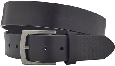 FE engel zwarte leren riem | 110 cm