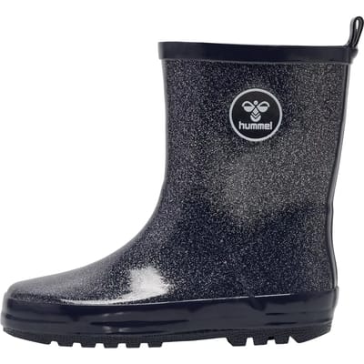Regenlaarzen in glitterrubber voor kinderen Hummel