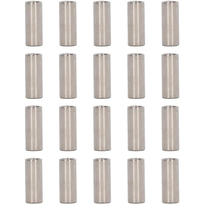 20 Pièces Écrou d'Accouplement Acier Inoxydable M5 Écrou Connecteur pour Tige Ronde Filetage Femelle pour Connexion