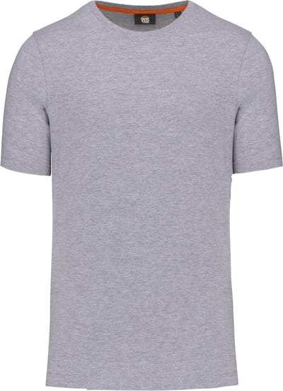 WK. Designed To Work Duurzaam heren T-shirt ronde hals WK302 - Oxford Grey - XS