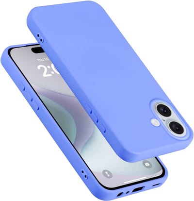Cadorabo Hoesje geschikt voor Apple iPhone 16 in LIQUID LICHT PAARS - Beschermhoes gemaakt van flexibel TPU silicone Case Cover