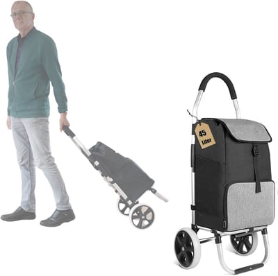 CLVP® Boodschappentrolley met Koelvak - Boodschappenwagen - Boodschappenkar