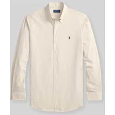 slim fit vrijetijdsoverhemd van katoenmix