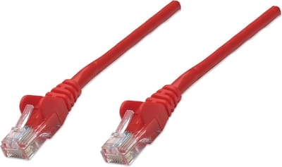 Intellinet 342193 RJ45 Netwerkkabel, patchkabel CAT 6 U/UTP 7.50 m Rood 1 stuk(s)