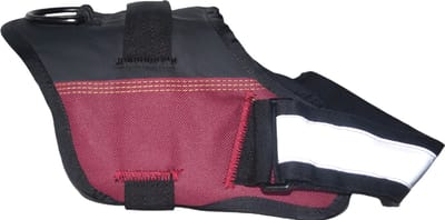 51 DEGREES NORTH Wanderful Hondentuig / Hondenharnas - Polyester - Waterbestendig - Burgundy - Maat 4 - Borstomvang: 63 - 85 cm (GRAAG ALVORENS BESTELLEN OPMETEN)