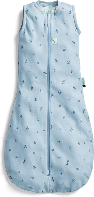 Ergopouch Jersey Slaapzak - 2,5 Tog - Baby Slaapzak zonder mouwen - Slaapzakken - Slaapzak 80 cm - Slaapzak 3-12 md - Dragonflies