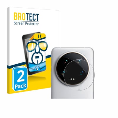 BROTECT - Screenprotector voor Xiaomi 14 Ultra (ALLEEN Camera Lens) - Folie Beschermfolie transparant 2 Stuks