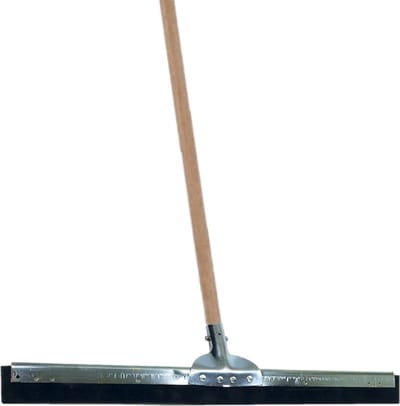 Betra Vloertrekker/douchetrekker - voor water - metaal/hard rubber 60 cm - met houten steel 130 cm
