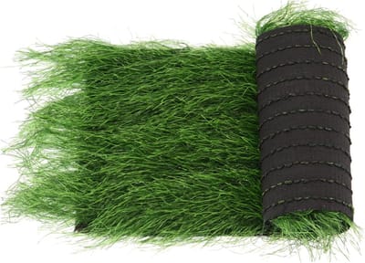 Kunstgras tafelloper - Nepgras decoratie - Feestelijke aankleding - Realistisch uiterlijk - 33 x 92 cm - Grasgroen