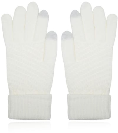 LGT JWLS Dames Touchscreen Handschoenen in Wit