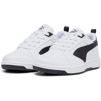 PUMA Unisex Rebound V6 Lo Junior White-black-black Maat: 36 | Schoenen Outlet | Unisex | Zwart
