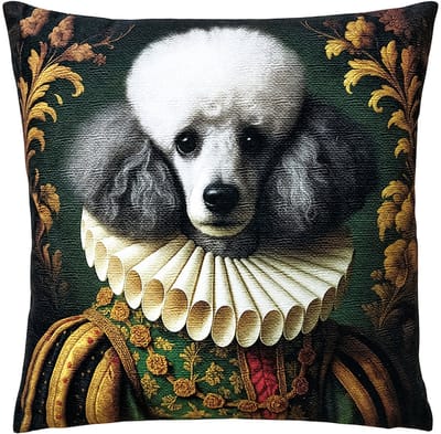 Clayre & Eef Sierkussen 45x45 cm Groen Polyester Hond