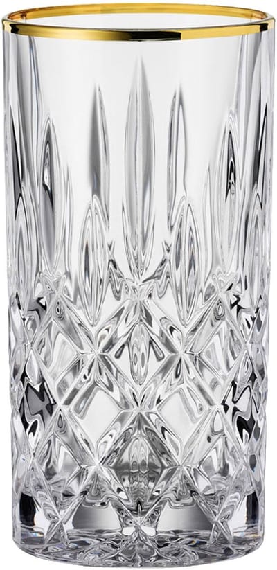 Nachtmann Longdrinkglazen Noblesse Gold - 375 ml - 2 stuks