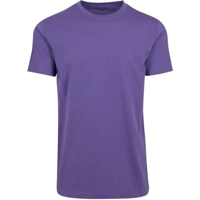 Build Your Brand - Rond Hals T-Shirt - Ultraviolett maat XS