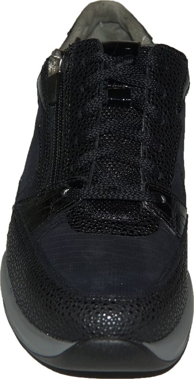 Durea Sneaker 6295 608 1227 Blauw Zwart Wijdte K