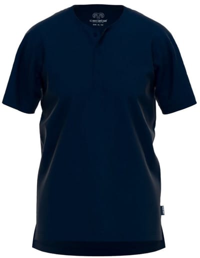 Ceceba T-shirt ronde hals knooplijst 31234 625 Blau-48