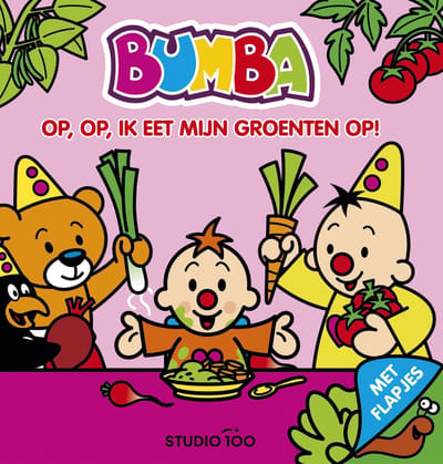 Bumba Kartonboek Met Flapjes - Op, Op,  Ik Eet Mijn Groenten