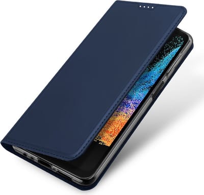 Dux Ducis Skin Pro Hoesje Geschikt voor Samsung Galaxy Xcover 7 Pro | Book Case met Pasjeshouder | Portemonnee | Standaard | Blauw