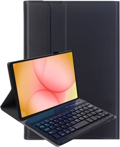 Hoesje - Geschikt voor Samsung Galaxy Tab A11 - Keyboard Book Cover - Toetsenbord Case - Hoes - Zwart