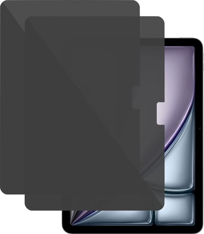 2x Geschikt voor Apple iPad Air 13 2025 M3 / 2024 - Privacy Screenprotector - Beschermglas - Privé GuardCover