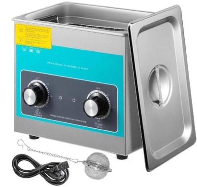 Ultrasone Reiniger - Mini Wasmachine - Sieraden Reinigen - Met Verwarming - 3L Tank - Zilver