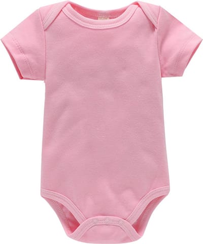 baby jumpsuit korte mouw tas scheet jurkje roze rood(3M)