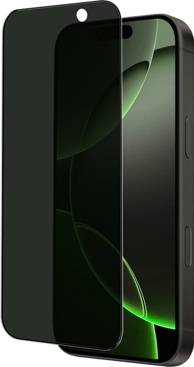 Screenprotector Geschikt voor Apple iPhone 16 Pro - Privacy Filter - Beschermglas - Gehard Glas - Tempered Glass - Screen Protector
