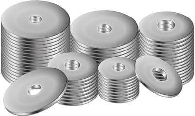 Famanu – Grote sluitringen M4 set 50 stuks roestvrij staal carrosserieschijven M4 x 25 mm