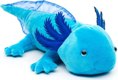 Grote Blauwe Axolotl Knuffel - 32 cm Pluche Waterdier