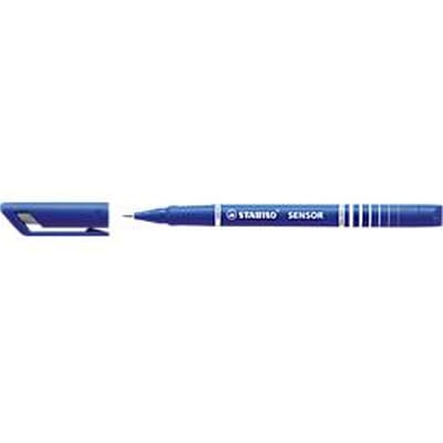 STABILO SENSOR - Fineliner 0.3 mm - Blauw - Doos 10 stuks