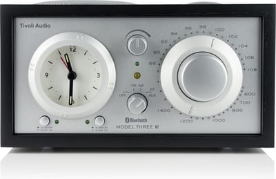 Tivoli Audio - Model 3 BT w/ USB - Wekkerradio met Bluetooth - Zwart/Zilver