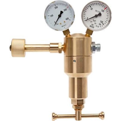 Stikstof 200 bar Reduceerventiel met 0 to 100 bar Drukinstelbereik - PRLB-NT-200-100