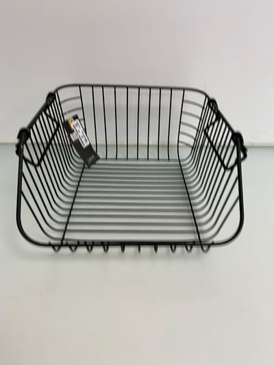 Mand metaal 30x27x14cm zwart