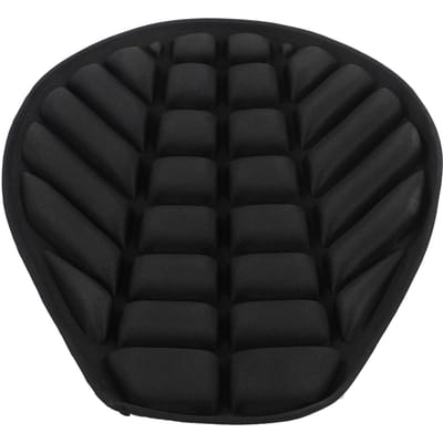 Motorzadelkussen Schokabsorptie Afkoeling Ademend Drukverlichting 3D Comfortabel Kussen black