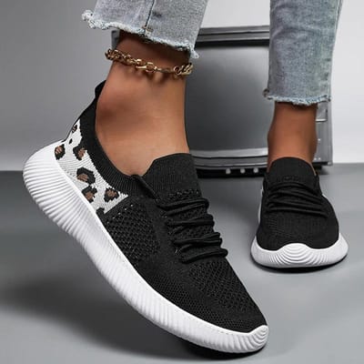 YRZL Dames Casual Sneakers Lichtgewicht Ademend Mesh Instapschoenen Zachte Zool Comfortabele Wandelschoenen voor Dames Sport 40 brown