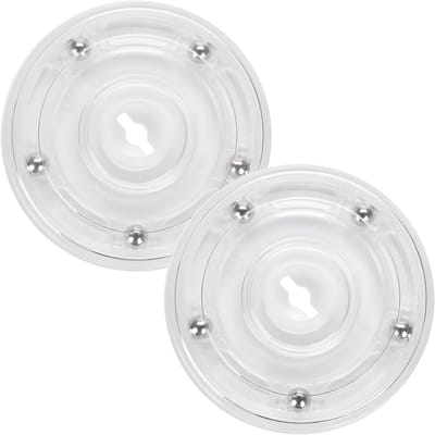 Draaibare universele draaischijf, 2 stuks, 15 cm, kleine draaiplateau, 360 graden draaiplateau, draaiplateau, multifunctioneel draaibaar platform met stalen kogellagers, geschikt voor displays