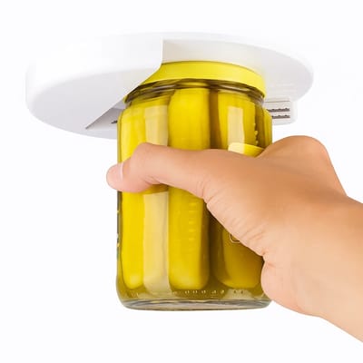 Multifunctionele Opener I Dekselopner I Ophangbare Opener I Keuken Hulp opener I Pot I Fles I Bier I Zak I Doppen I Wit