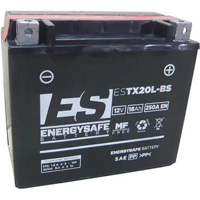 Motorfiets accu Energy Safe ESTX20L-BS 12V/18AH