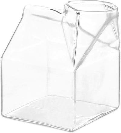 Allecto - Melkglas - Transparante koffie mok - Stabiele basis - 250ml