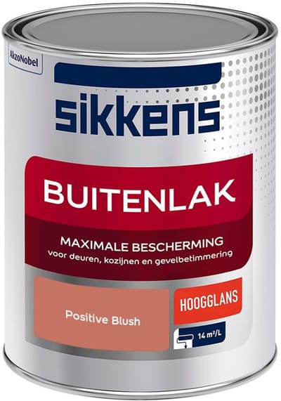 Sikkens - Buitenlak Hoogglans - Positive Blush - Mengverf - 1 L