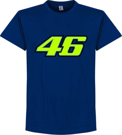 Valentino Rossi 46 T-Shirt - Blauw - L