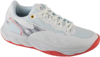 Mizuno Wave Enforce Court AC Tennis, Vrouwen, Wit, Tennisschoenen, maat: 38
