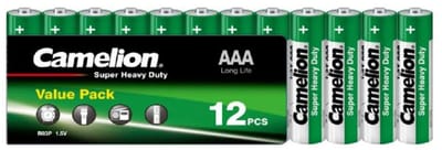Camelion Green Zinc AAA/R03 schrink 12