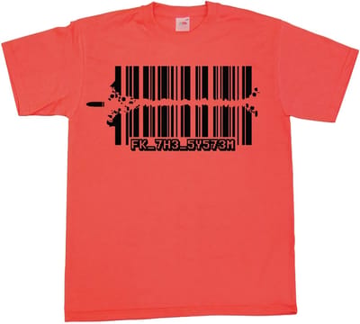 Hybris Fuck The System T-shirt SH-1-15235-H23-4