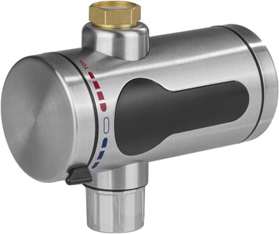Doorstroomboiler - Boiler direct warm water - Direct warm water leveren - Geen waterreservoir - 230 Volt - Zwart
