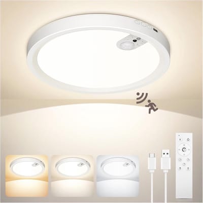 Dimbare LED Plafondlamp met Bewegingsmelder en Afstandsbediening