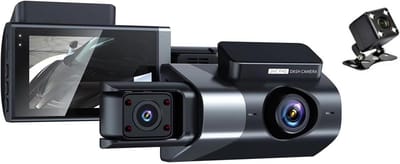 Dashcam voor auto - Voor en achter - Groothoeklens - Automatische start