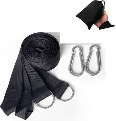 Let op type!! Outdoor Camping wandelen must-have hangmat riem touw metalen gesp load stropdas touw  willekeurige kleur levering
